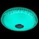 Remote Control Bluetooth Music Speaker Light Bedroom Bar RGB LED Flush Mount Ceiling Light