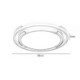 LED Flush Mount Ceiling Light Circular Ceiling Fixture Bedroom Living Room Modern Minimalist