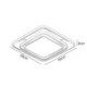 Modern Acrylic Lighting Bedroom Living Room Minimalist Square LED Flush Mount Ceiling Light Fixture
