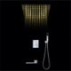 Hand Shower+Rainfall Shower Head LED Optional Wall Mounted Shower Faucet System