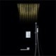 Hand Shower+Rainfall Shower Head LED Optional Wall Mounted Shower Faucet System