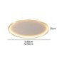 LED Minimalist Circular Ceiling Light Living Room Hallway Flush Mount