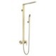 Optional Colors: Modern Brass Shower Faucet Set Right Angle Shower Faucet System Black/Brushed Gold