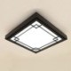 Nordic Simple LED Ceiling Light Living Room Bedroom Balcony Wooden Lighting Modern Black Ceiling Light