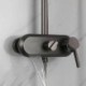 Optional Colors: Brass Shower Faucet Set Handheld Shower Faucet System Black/Brushed Gold/Gun Grey