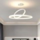 50/60/80cm Modern Pendant Light Circle Rings Acrylic LED Pendant Lamp For Living Room