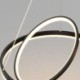 50/60/80cm Modern Pendant Light Circle Rings Acrylic LED Pendant Lamp For Living Room