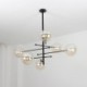 For Restaurant Cafe Modern LED Pendant Light Glass Bubbles Decoration Lamp