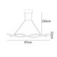 Twist Bar Design Hanging Lamp For Dining Living Room Modern LED Pendant Light