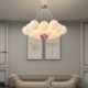 Modern 3D Print Balls Pendant Lamp Moon Bubble Chandelier For Dining Room Children Room