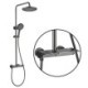 Piano Button Switch 10 Inch Rain Shower Head With Handheld Spray Combo