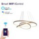 LED Pendant Light Modern Chandelier Lighting 3 Rings Living Room Ceiling Light