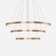 LED Pendant Light Modern Chandelier Lighting 3 Rings Living Room Ceiling Light