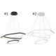 Led Pendant Light Modern Hexagonal Hanging Light For Living Room