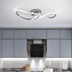 LED Pendant Lighting Fixtures For Living Room Semi-Flush Mount Ceiling Light