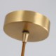 For Living Room, Modern Simple Led Pendant Light Brass Ceiling Light