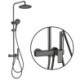 Combination Rainfall Shower Head/Handheld Shower