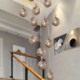 Creative Decorative Glass Globe Loft Villa LED Glass Pendant Light