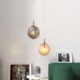 Creative Decorative Glass Globe Loft Villa LED Glass Pendant Light