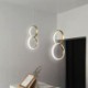 Decorative Light Fixture LED Pendant Light Brass Rings