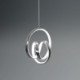 Bedroom Living Room LED Irregular Ring Pendant Light