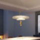 Acrylic Decorative Lighting Modern LED Pleated Pendant Light