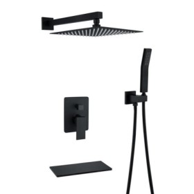 Rainfall Shower Head System With Handheld Shower Bathroom Rain Mixer Shower Combo Set