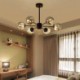 Nordic Style Glass Ball Gypsophila Pendant Light Living Room Bedroom Magic Bean LED Pendant Light