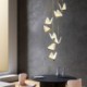 Modern Decoration Lighting Staircase Loft Dining Room Unique LED Butterfly Pendant Light