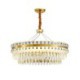 Modern Minimalist Circular Chandelier Living Room Study LED Glass Pendant Light