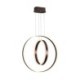 Acrylic Halo Ring Ceiling Light Living Room Dining Room LED Double Ring Pendant Light