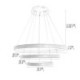 Acrylic 3 Rings Modern LED Pendant Light 80+60+40cm