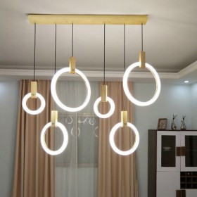 Acrylic Ring Lamp Modern Simple LED Pendant Light