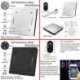 20-Inch LED Ceiling Mount Shower System with Bluetooth Music Control and Infrared Remote