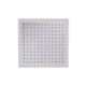 8-Inch Chromed Brass Square LED Rain Shower Head