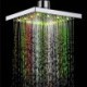 Rainbow Shower Head 7 Colors 8 Inch Contemporary LED Shower Head