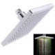 Rainbow Shower Head 7 Colors 8 Inch Contemporary LED Shower Head