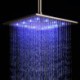 12 inch Stainless Steel Light Up Shower Head with Color Changing LED Light