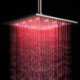 12 inch Stainless Steel Light Up Shower Head with Color Changing LED Light