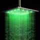 12 inch Stainless Steel Light Up Shower Head with Color Changing LED Light