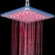8-inch Chrome Thermostat LED Shower Faucet Head