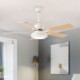 For Dining Living Room Bedroom, Modern Suspended Ceiling Fan Lamp With Led Light