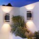 LED Aluminum Wall Light Waterproof Porch Courtyard Lamp