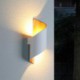 LED Aluminum Wall Light Waterproof Porch Courtyard Lamp