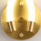 2 Light Creativity Sconce Wall Lamp Copper Sheep Horn Modern LED Wall Light