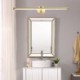 Bedroom Living Room Nordic LED Mirror Front Light Brass Acrylic Wall Lamp