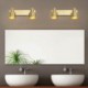 Brass Sconce Light Bedroom Living Room Nordic LED Mirror Front Light