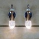 Nordic Bubble Wall Sconce Bottle Shape Wall Lamp Hallway Bedside Light Crystal LED Wall Light