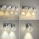 Nordic LED Wall Light Crystal Bubble Wall Sconce Sector Shape Hallway Bedside Light