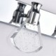 Nordic LED Wall Light Crystal Bubble Wall Sconce Sector Shape Hallway Bedside Light